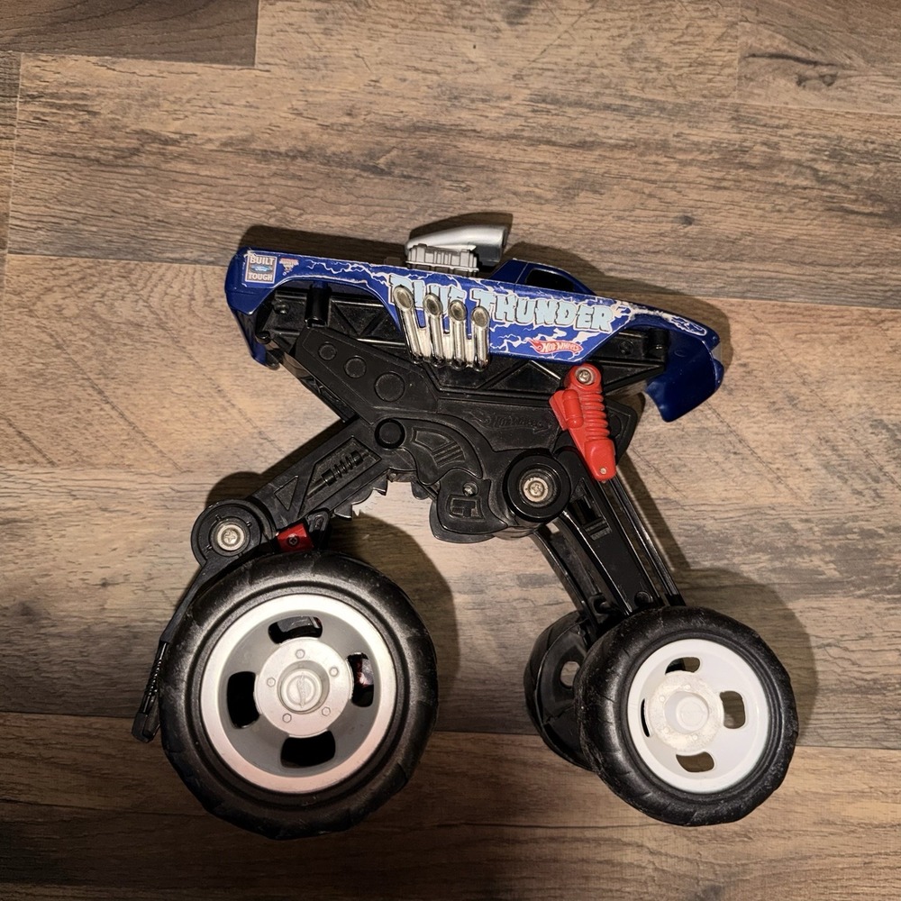 Monster Jams Blue Thunder Mega Air Jumper Monster Truck Hot Wheels (Untested)